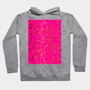 Pink With Scribbles Hoodie